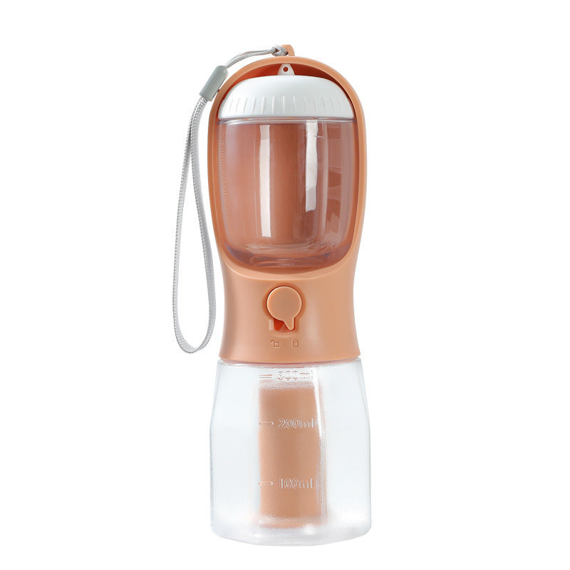Dog Water Cup Drinking Food Garbage Bag Three-in-one Portable Small Multi-functional For Pets