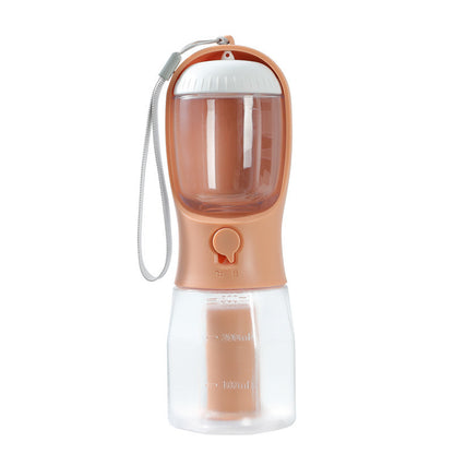 Dog Water Cup Drinking Food Garbage Bag Three-in-one Portable Small Multi-functional For Pets