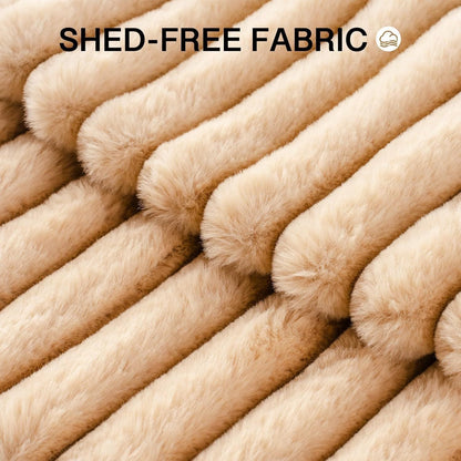 Donut Cat Bed – Fluffy, Washable Round Calming Pet Bed for Indoor Cats, Kittens & Small Dogs, Light Brown