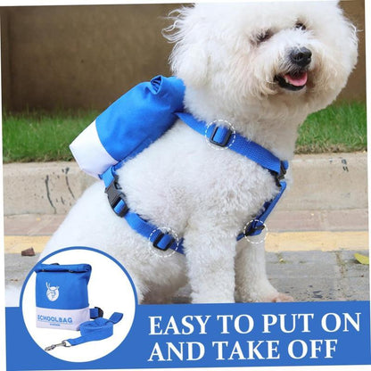 Pet Dog Backpack – Lightweight Outdoor Rucksack for Small Dogs & Puppies | Portable Travel Vest Backpack with Adjustable Straps