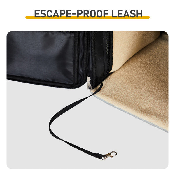 Expandable Pet Carrier Backpack – Breathable Travel Bag for Small Dogs & Cats