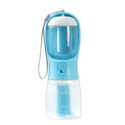 Dog Water Cup Drinking Food Garbage Bag Three-in-one Portable Small Multi-functional For Pets
