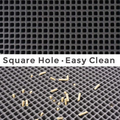 Waterproof Cat Litter Mat – Honeycomb Trap, Non-Slip, Washable