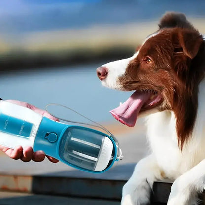 Dog Water Cup Drinking Food Garbage Bag Three-in-one Portable Small Multi-functional For Pets
