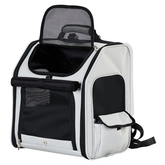 Expandable Pet Carrier Backpack – Breathable Travel Bag for Small Dogs & Cats