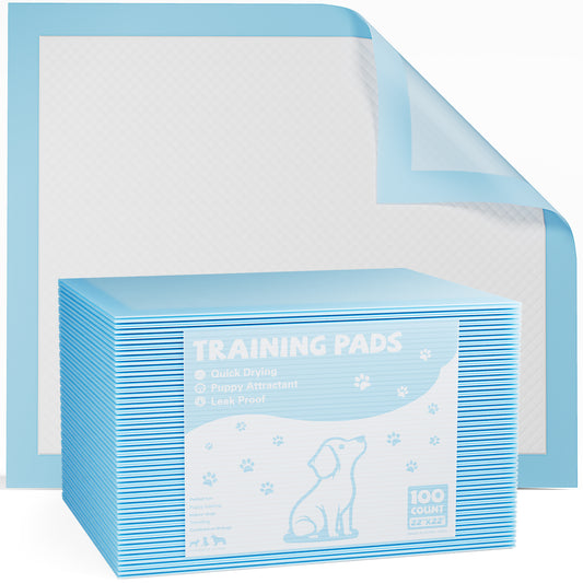 Puppy Pads, Leak-proof Absorbent Quick-drying Disposable Dog Pads.