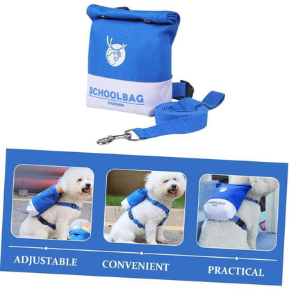 Pet Dog Backpack – Lightweight Outdoor Rucksack for Small Dogs & Puppies | Portable Travel Vest Backpack with Adjustable Straps