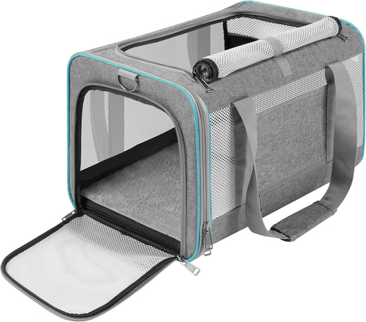 Pet Carrier Bag for Large Cats & Small Dogs – Perfect for Long Trips