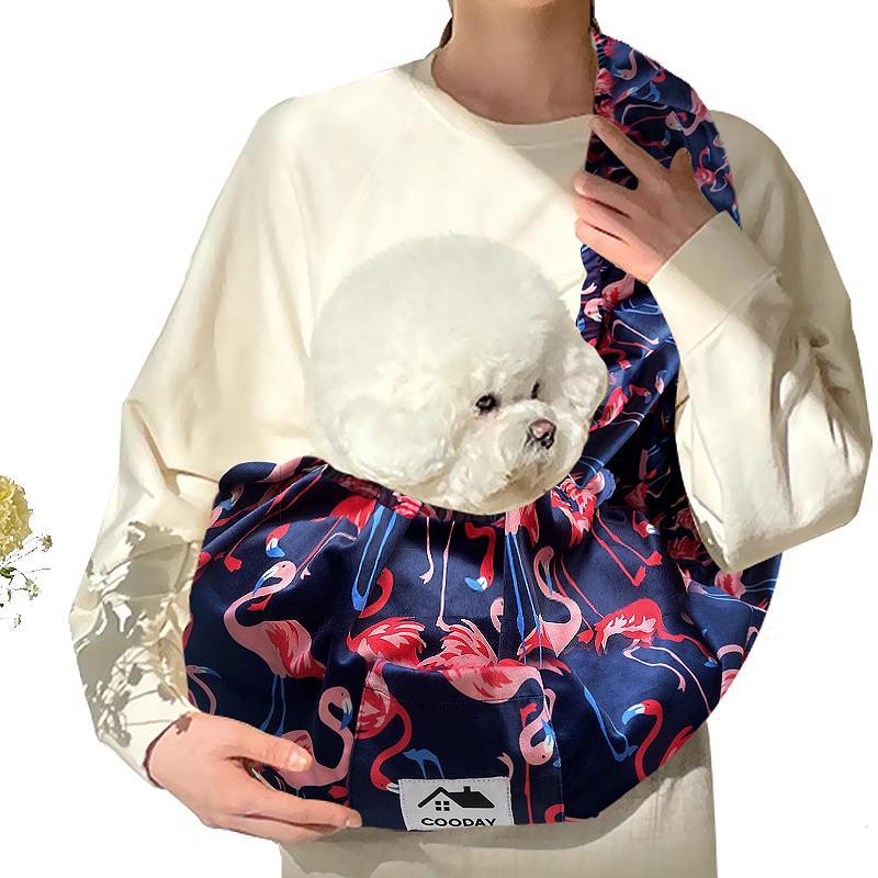 Hands-Free Pet Cuddle Carrier for Small & Medium Dogs, Cats, Rabbits – Comfortable, Portable Sling Bag for Travel & Daily Use