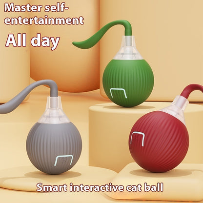 Interactive Cat Toy Ball – Super Drive Rolling Ball for Indoor Cats | Self-Moving Smart Toy for Active Play & Exercise