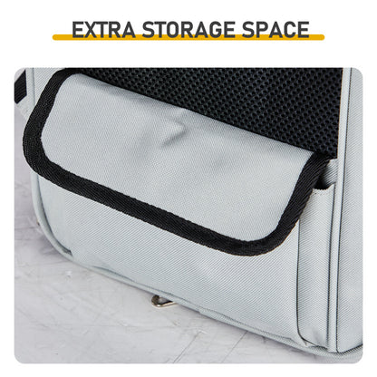 Expandable Pet Carrier Backpack – Breathable Travel Bag for Small Dogs & Cats